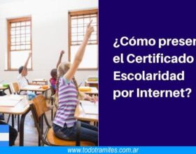 Cómo presentar el Certificado de Escolaridad por Internet