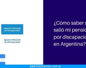 Cómo saber si salió mi pension por discapacidad en Argentina Consulta el estado del trámite