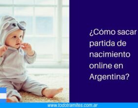 Cómo sacar partida de nacimiento online en Argentina