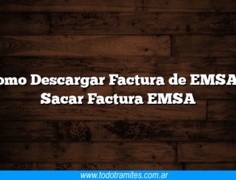 Como Descargar Factura de EMSA y Sacar Factura EMSA