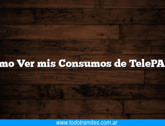 Como Ver mis Consumos de TelePASE