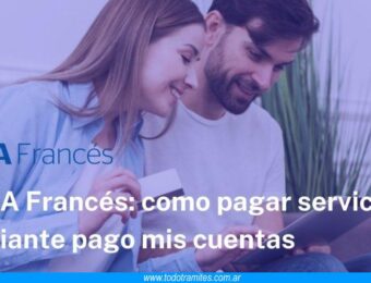 Pagar servicios mediante Pago Mis Cuentas en Banco Francés