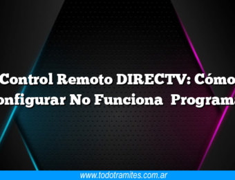 Control Remoto DIRECTV: Cómo Configurar No Funciona Programar