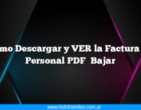 Cómo Descargar y VER la Factura de Personal PDF Bajar