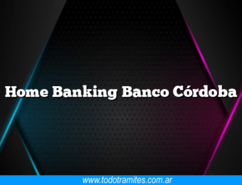Home Banking Banco Córdoba