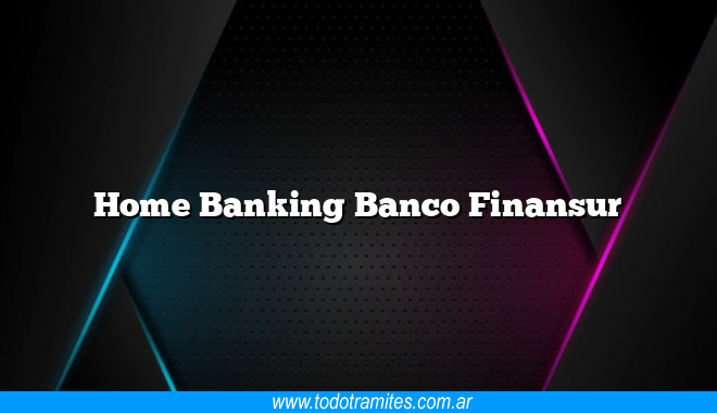 Home Banking Banco Finansur