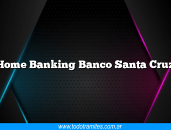 Home Banking Banco Santa Cruz