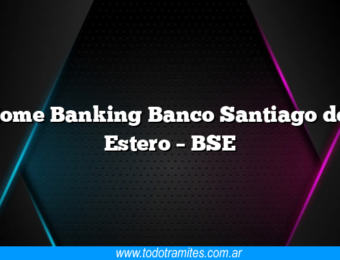 Home Banking Banco Santiago del Estero – BSE