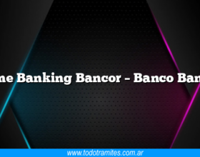 Home Banking Bancor – Banco Bancor