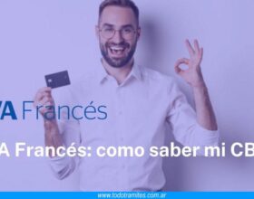 Cómo saber mi CBU en Banco Francés