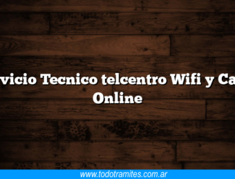 Servicio Tecnico telcentro Wifi y Cable Online