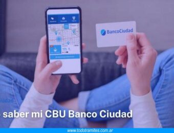 Cómo obtener mi CBU del Banco Ciudad por Internet