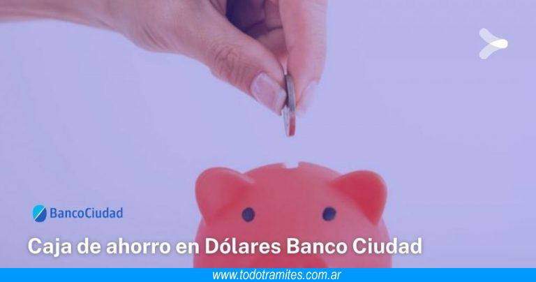Cómo abrir una caja de ahorro en dólares en el Banco Ciudad - Tramites ...