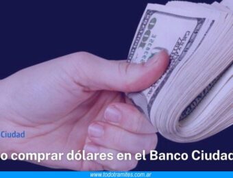 Cómo comprar dólares en el Banco Ciudad