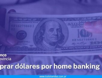 Cómo comprar dólares en el Banco Provincia