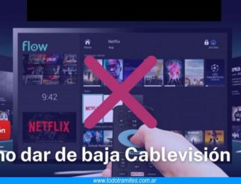 Cómo dar de baja Cablevisión