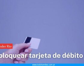 Cómo desbloquear mi tarjeta de débito Santander Río
