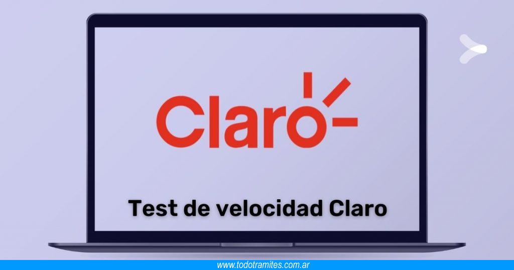 Test de velocidad Claro Argentina - medidor gratuito online