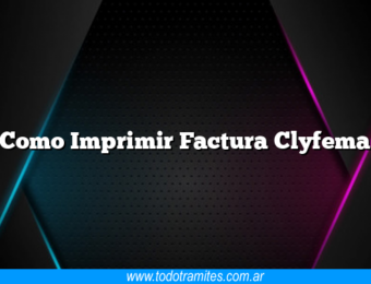 Como Imprimir Factura Clyfema