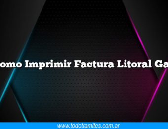 Como Imprimir Factura Litoral Gas