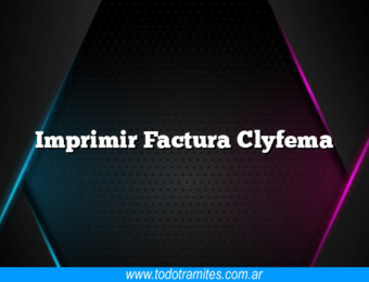 Imprimir Factura Clyfema