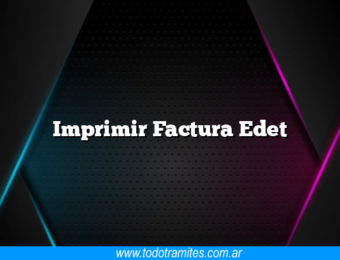 Imprimir Factura Edet