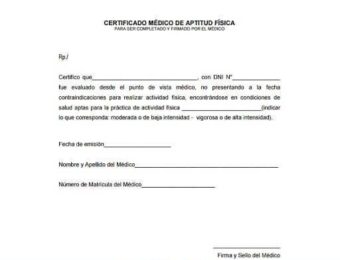 certificado de buena salud