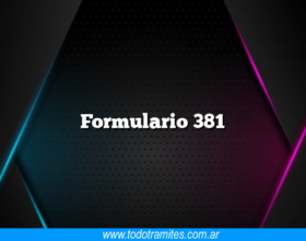 Formulario 381