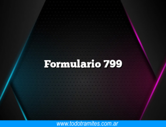 Formulario 799
