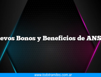 Nuevos Bonos y Beneficios de ANSES
