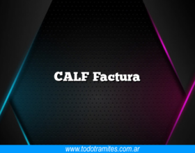 CALF Factura
