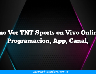 Como Ver TNT Sports en Vivo Online y Programacion, App, Canal,