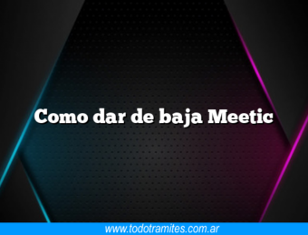 Como dar de baja Meetic
