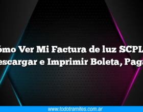 Cómo Ver Mi Factura de luz SCPL y Descargar e Imprimir Boleta, Pagar