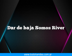 Dar de baja Somos River