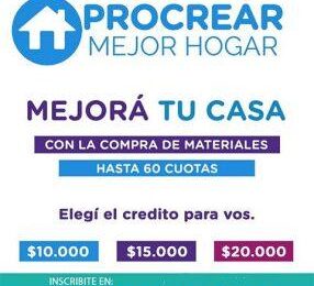 Formulario Programa Mejor Hogar y Inscripciones Abiertas