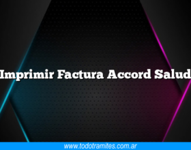 Imprimir Factura Accord Salud