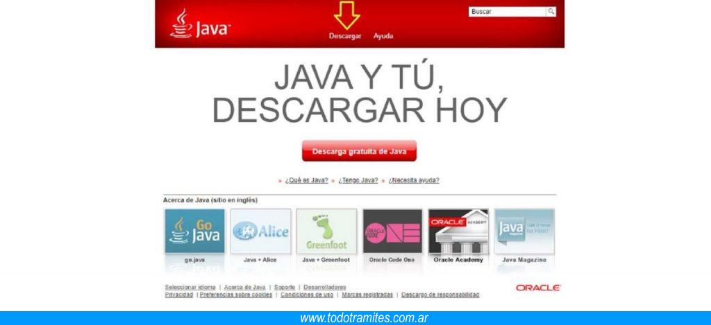 Cómo Descargar Java Correctamente - Tramites Argentinos