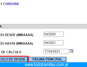 Consultar saldo monotributo