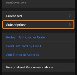 Cancelar Suscripción Avast