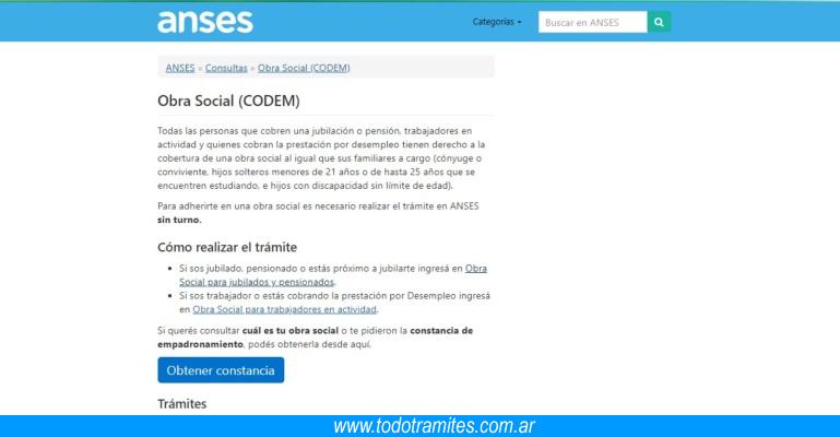 Codem Cómo Adherirte a una Obra Social en CODEM - Tramites Argentinos