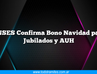 ANSES Confirma Bono Navidad para Jubilados y AUH