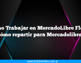 Como Trabajar en MercadoLibre Flex y Cómo repartir para Mercadolibre?