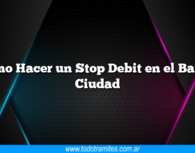 Cómo Hacer un Stop Debit en el Banco Ciudad