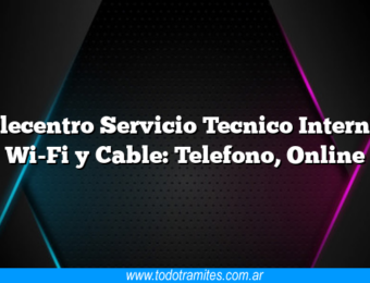 Telecentro Servicio Tecnico Internet, Wi-Fi y Cable: Telefono, Online