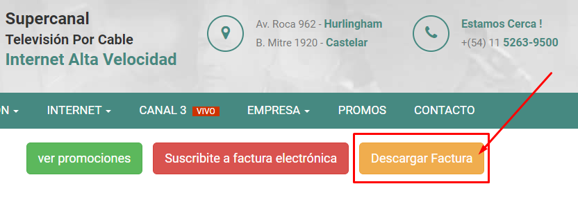 descargar factura de supercanal