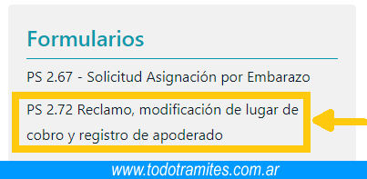 Paso 3 descargar Formulario 2.72